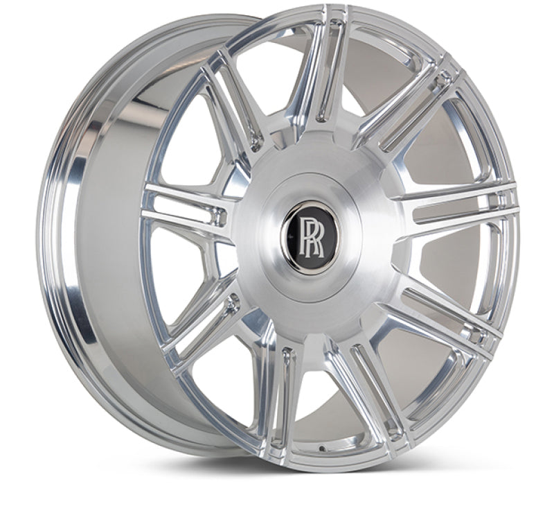 Vossen x Novitec SP2 22x9.5 ET:8 Brushed - Gloss Clear Rolls-Royce Ghost 2nd Gen Front Wheel