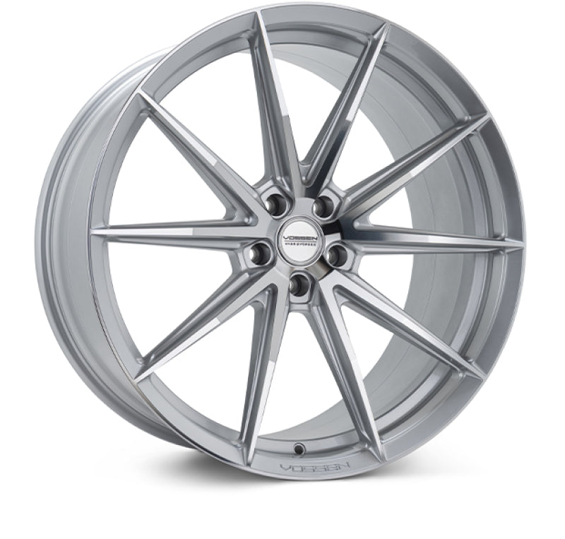 Vossen HFX-2 22x9 / 5x112 / ET25 / Flat Face / 66.5 - Silver Polished Wheel