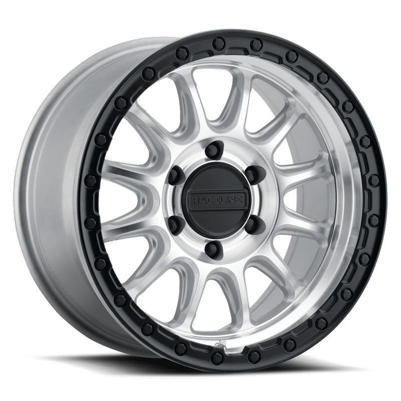 Raceline 960MB Alpha 18x9in / 8X180 BP / 18mm Offset / 130.81mm Bore - Machined CC