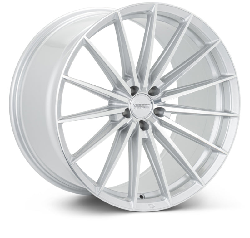 Vossen HFX-4 24x10 - 5x130 - ET15 - Deep - 84.1 - Silver Polished Wheel