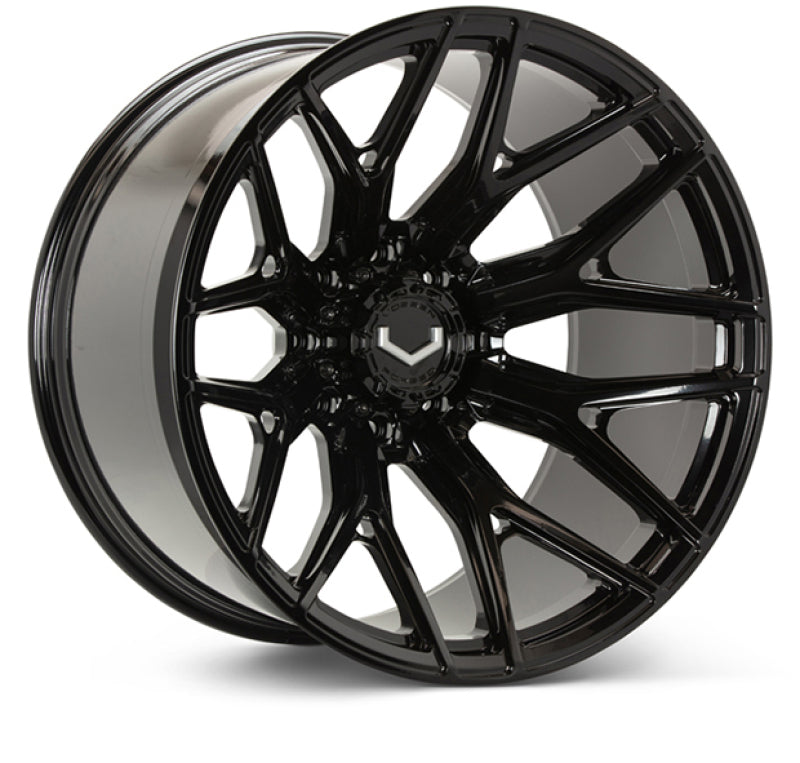Vossen VFX-03 22x10 - 8x180 - ET18 - Super Deep - 124.3 - Gloss Black Wheel