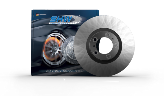 SHW 01-06 BMW M3 3.2L Rear Smooth Monobloc Brake Rotor