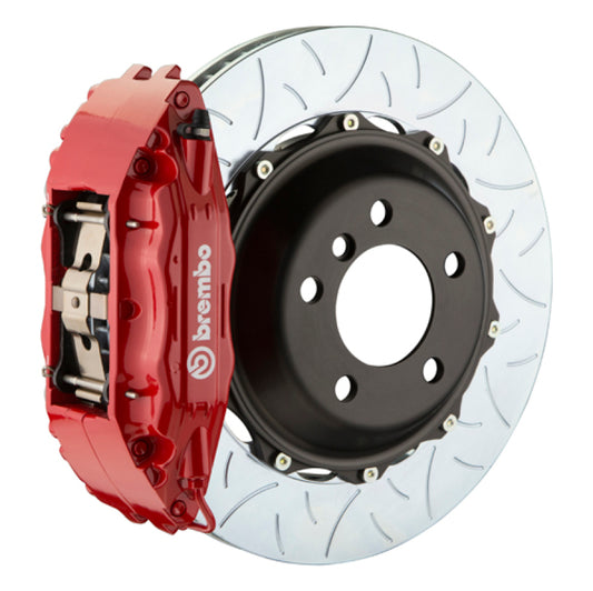 Brembo 00-02 CL500/03-05 S600/03-06 CL600 Fr GT BBK 4Pis Cast 2pc 355x32 2pc Rtr Slot Type3-Red