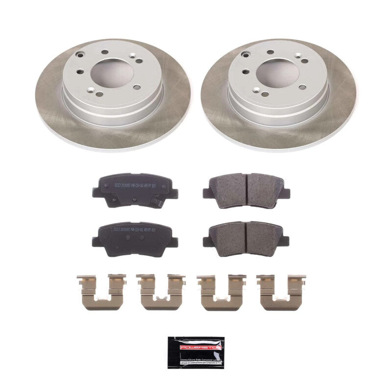 Power Stop 11-16 Kia Optima Rear Semi-Coated Rotor Kit-thumbmail-1