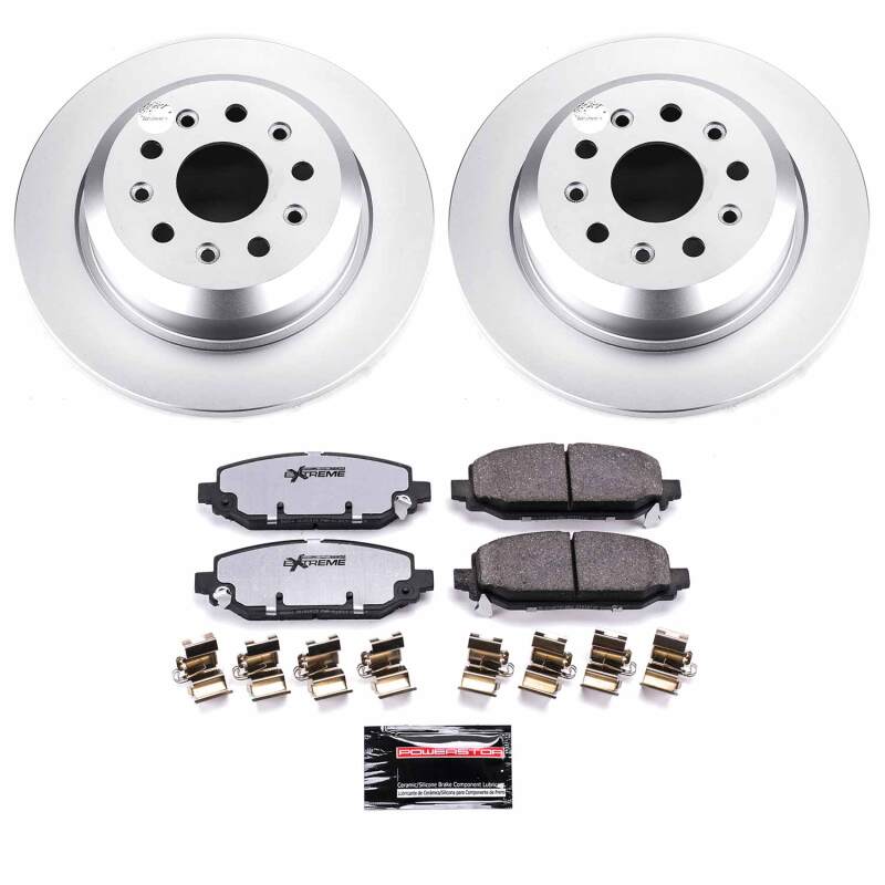 Power Stop 18-25 Jeep Wrangler Rear Z36 Coated Truck & Tow Brake Kit-thumbmail-1