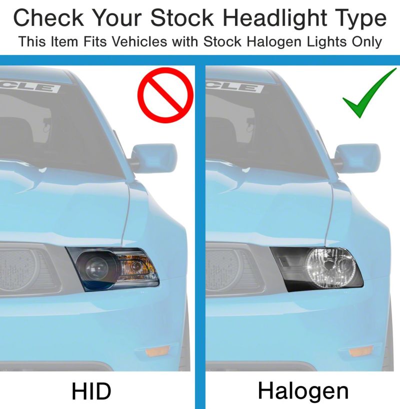 Raxiom 10-12 Ford Mustang Axial Series OEM Style Rep Headlights- Chrome Housing (Clear Lens)-thumbmail-2