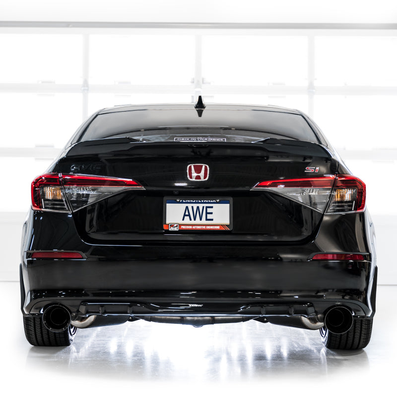 AWE Tuning 22+ Honda Civic Si/Acura Integra Touring Edition Catback Exhaust - Dual Diamond Black Tip-thumbmail-2