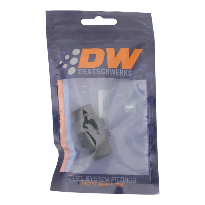 DeatschWerks 8AN ORB Male to 8AN ORB Male Swivel Adapter - Anodized Matte Black-thumbmail-2