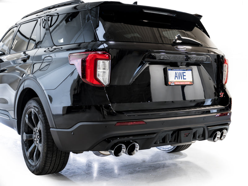 AWE Tuning 2020+ Ford Explorer ST Touring Edition Exhaust w/ Chrome Silver Tips-thumbmail-2