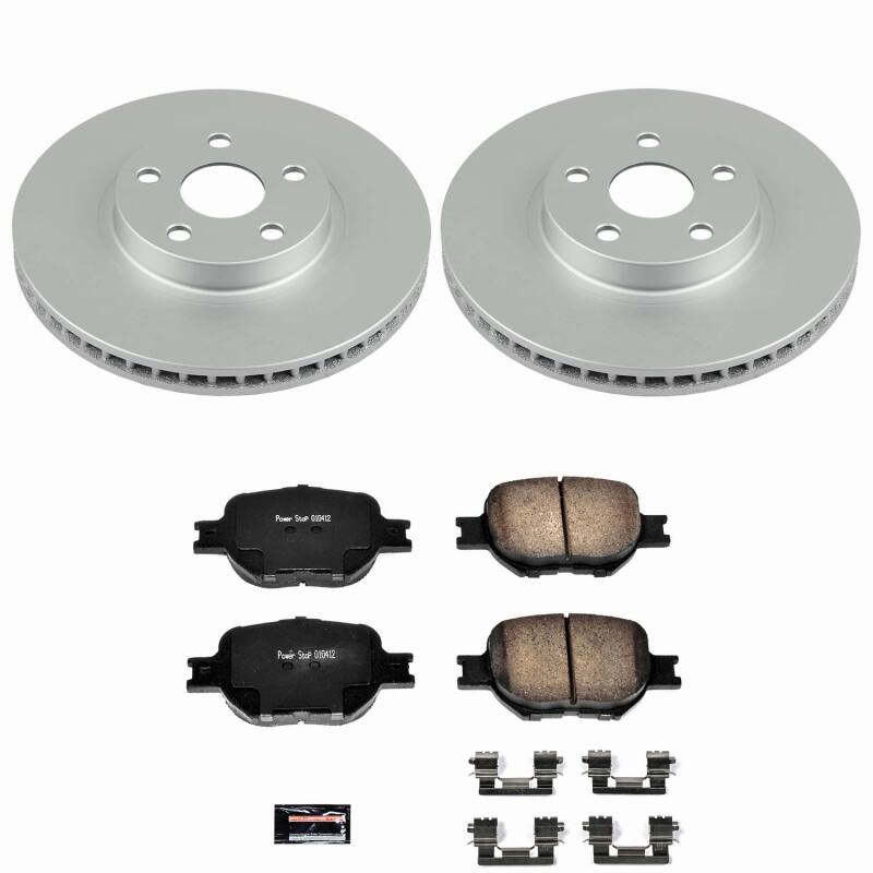 Power Stop 05-10 Scion tC Front Z23 Coated Brake Kit-thumbmail-1