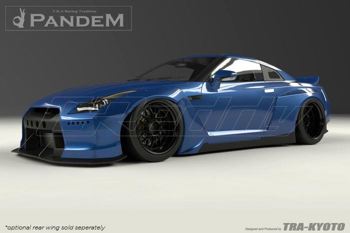 GReddy Nissan GTR R35 Version 2 Padem X Rocket Bunny Rear Under Diffuser-thumbmail-2