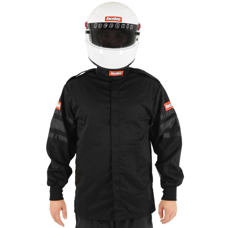 RaceQuip Black SFI-1 1-L Jacket - 3XL-thumbmail-2