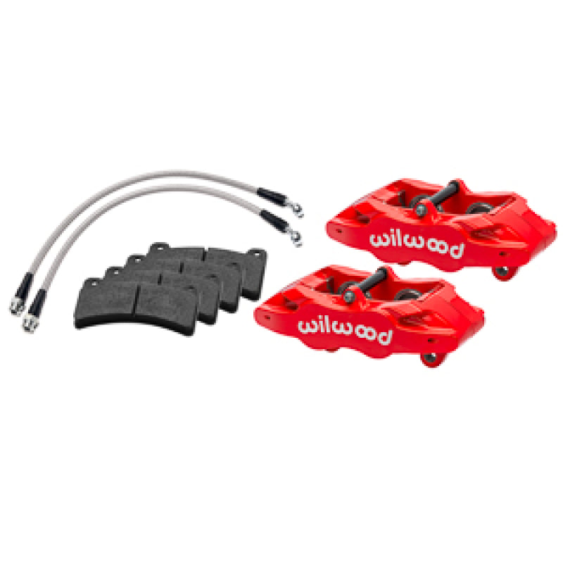 Wilwood 05-13 Corvette C6 Base Models DPC56 Rear Caliper Kit - Red-thumbmail-1