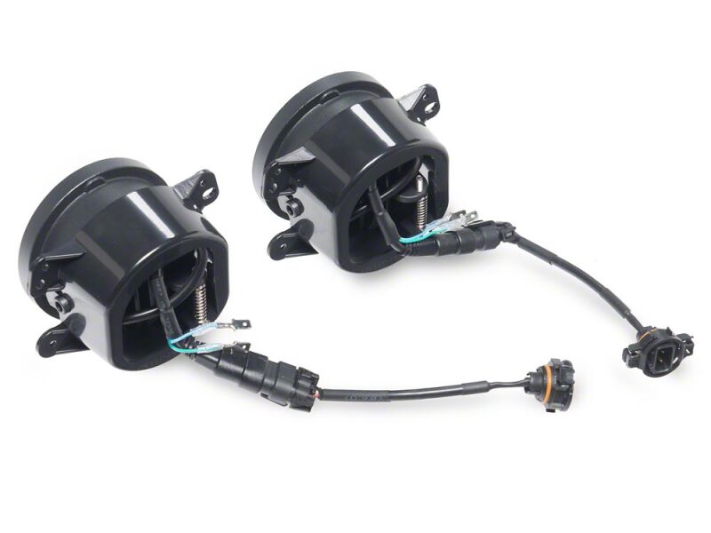 Raxiom 07-18 Jeep Wrangler JK V2 LED Switchback Fog Lights with Amber Turn Signal and Halo Rings-thumbmail-2
