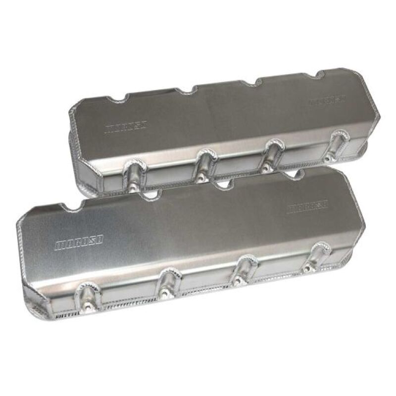 Moroso Chevrolet Small Block Pro-Filer Airstrike 12 Deg Cylinder Head Valve Cover - Fab Aluminum-thumbmail-1