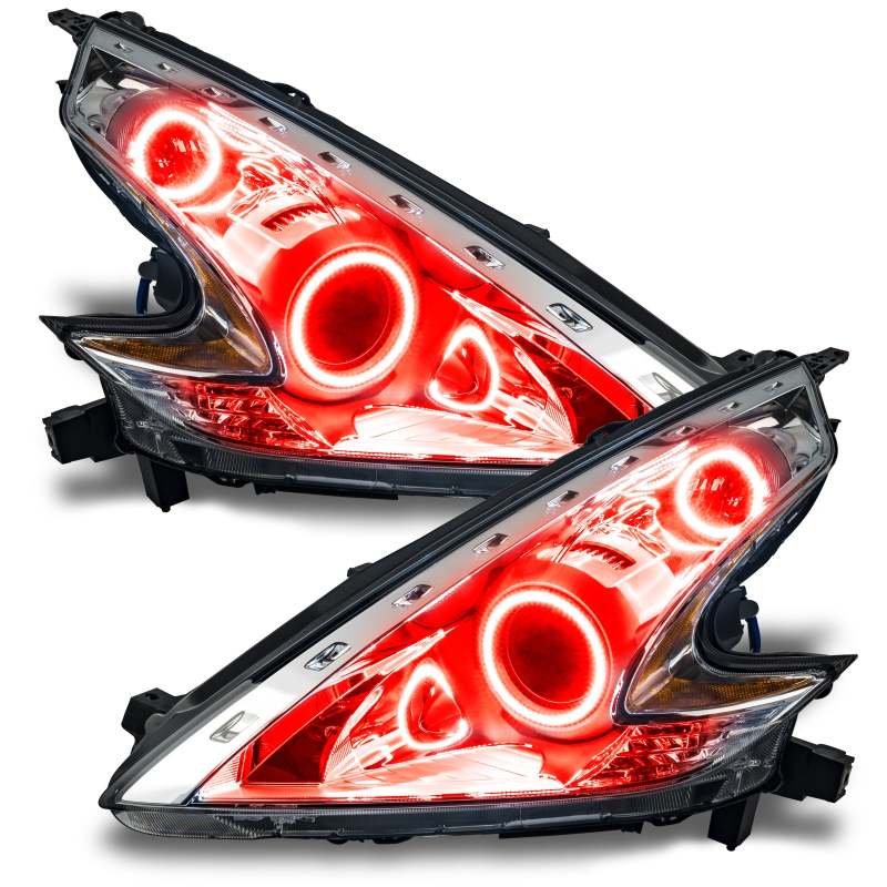 Oracle Nissan 370 Z 09-20 LED Dual Halo Kit - Red-thumbmail-3
