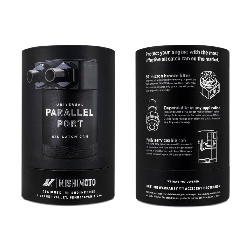 Mishimoto Parallel Port Universal Baffled Oil Catch Can-thumbmail-2