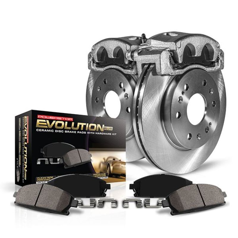Power Stop 2021 Ford Edge Front Autospecialty Kit w/Cals-thumbmail-1