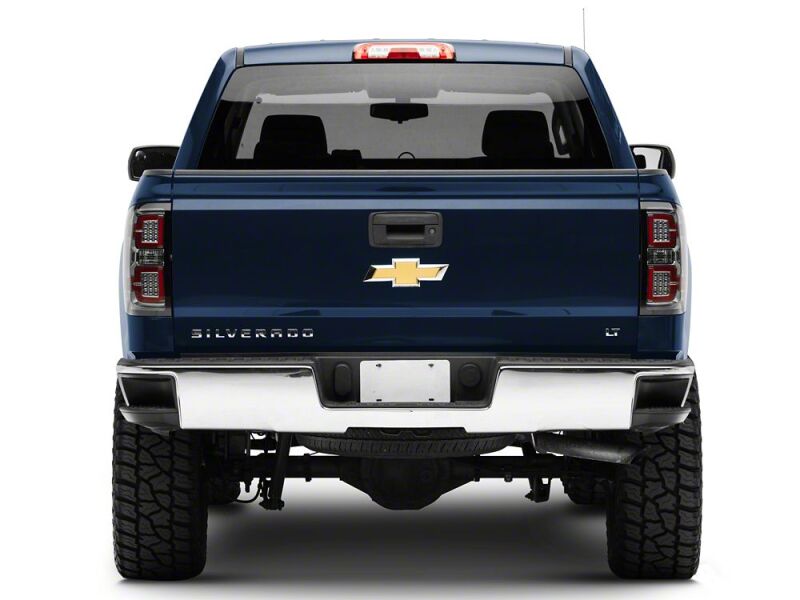 Raxiom 14-18 Chevrolet Silverado 1500 LED TailLights/SeqTurn Signals- Chrome- Smoked Lens-thumbmail-2