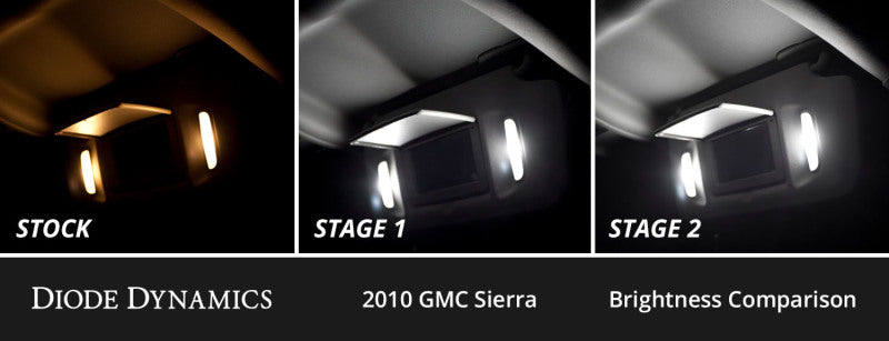 Diode Dynamics 07-13 GMC Sierra Interior LED Kit Cool White Stage 1-thumbmail-2