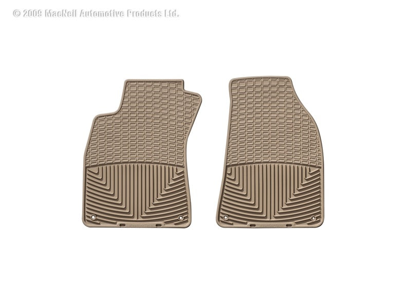 WeatherTech 95-04 Audi A6 Sedan Front Rubber Mats - Tan-thumbmail-1