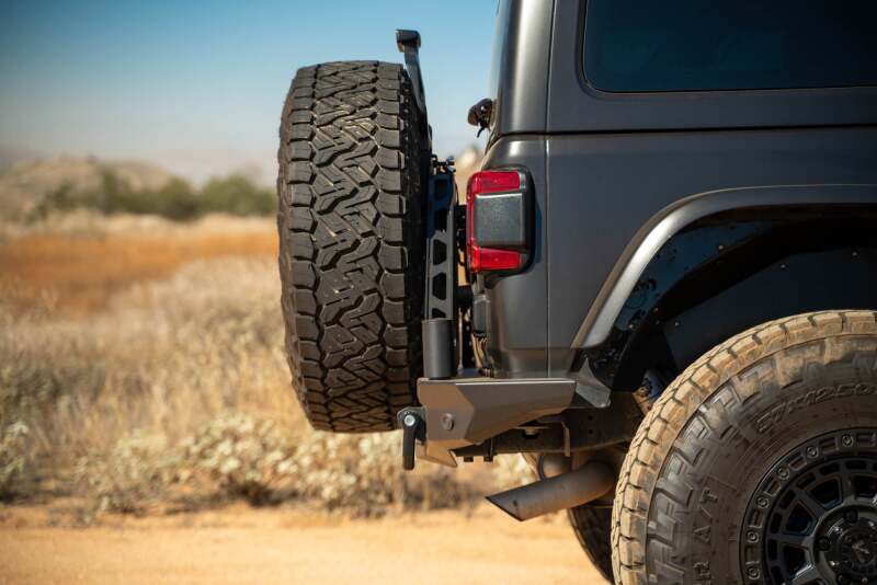 DV8 Offroad 18-23 Jeep Wrangler JL MTO Series Bumper Spare Tire Swing Gate-thumbmail-1