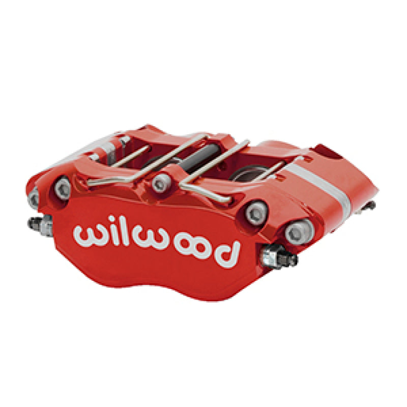 Wilwood RH MC4 Mechanical Parking Brake Caliper -1.38in Bracket - .81in Disc - Red-thumbmail-1