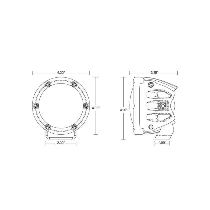 Rigid Industries 360-Series 4in LED Off-Road Drive Beam - RGBW (Pair)-thumbmail-1