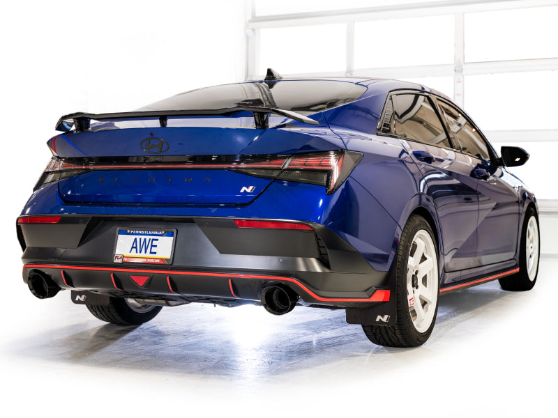 AWE 22-26 Hyundai Elantra N SwitchPath Cat-Back Exhaust - Diamond Black Tips-thumbmail-2