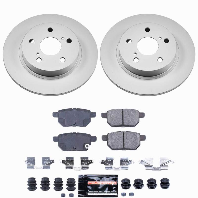 Power Stop 11-16 Scion tC Rear Z23 Coated Brake Kit-thumbmail-1