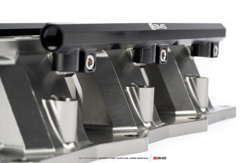 AMS Performance Infiniti Q50/Q60 Port Injection Lower Manifold - Black-thumbmail-1