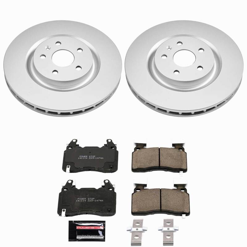 Power Stop 14-17 Chevrolet SS Front Z23 Coated Brake Kit-thumbmail-1