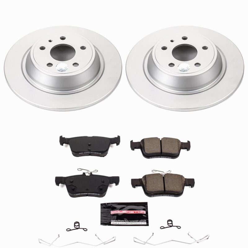 Power Stop 17-20 Ford Fusion Rear Z23 Coated Brake Kit-thumbmail-1