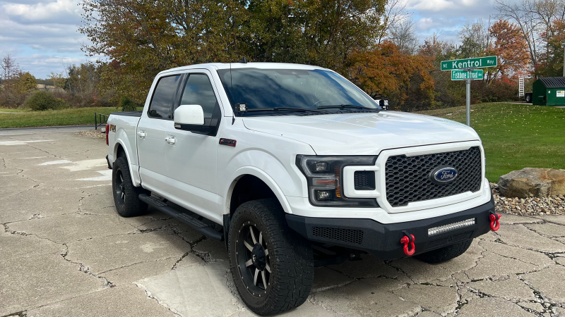 Fishbone Offroad 2015+ Ford F150 / 2017+ Raptor Pod Light Bracket - Black-thumbmail-2