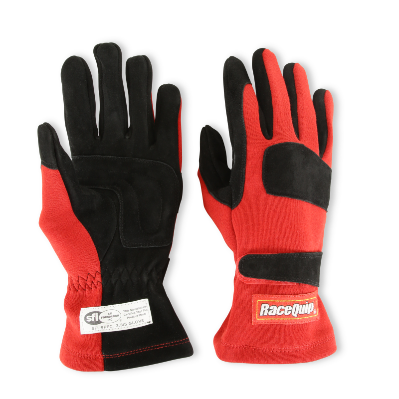 RaceQuip Red 2-Layer SFI-5 Glove - Medium-thumbmail-2