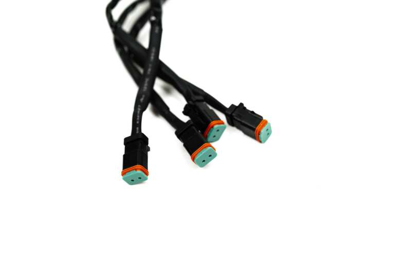 DV8 Offroad Universal 4-Way 1-DTP to 4-DTP Plug Harness - 15ft-thumbmail-2