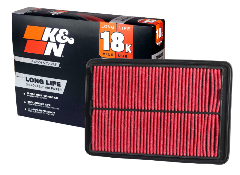 K&N Nissan Rogue L4-2.5L F/I 14-17 Air Filter-thumbmail-3