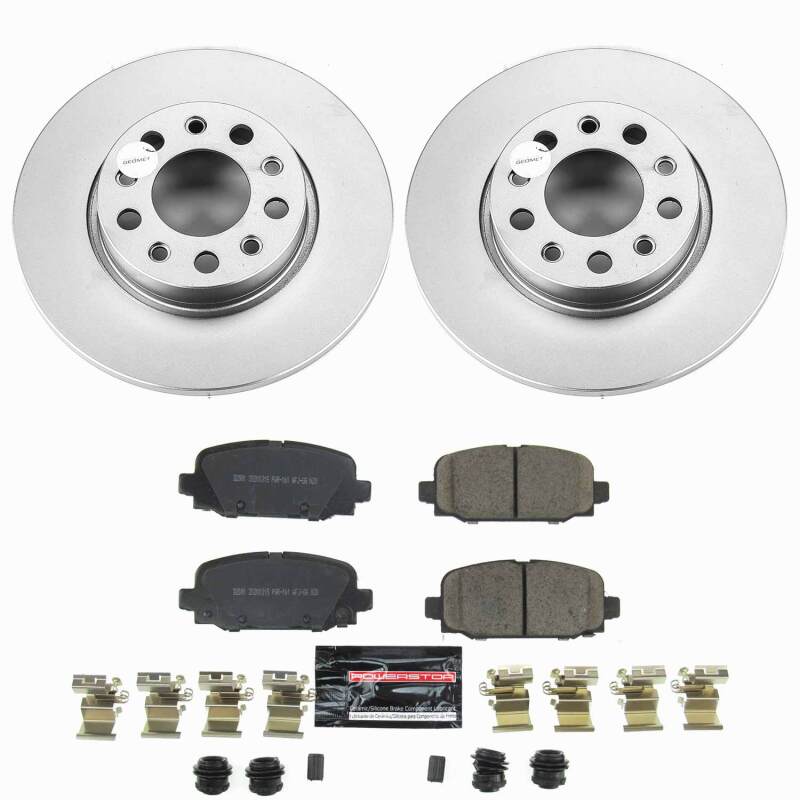 Power Stop 17-25 Jeep Compass Rear Z23 Coated Brake Kit-thumbmail-1