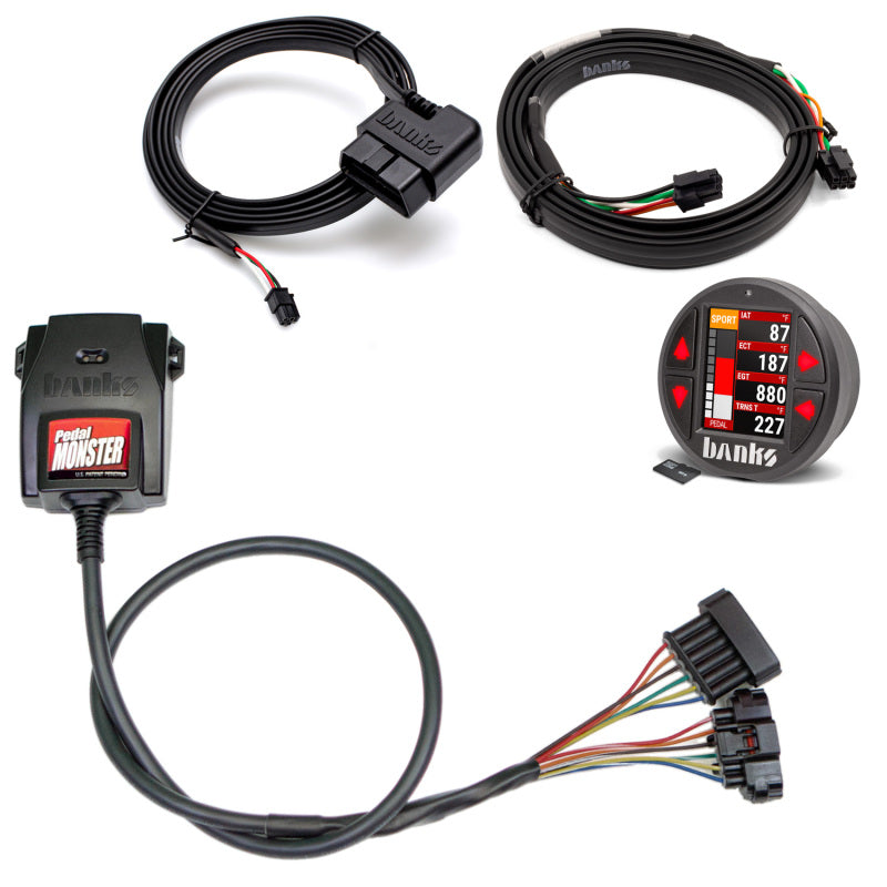 Banks Power Pedal Monster Kit Yazaki 090 II Sealed Series 6-Way CONFIG 1 PM-12 With iDash Data Pro-thumbmail-3
