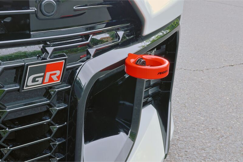 PERRIN 23-26 Toyota GR Corolla Front Tow Hook - Red-thumbmail-1