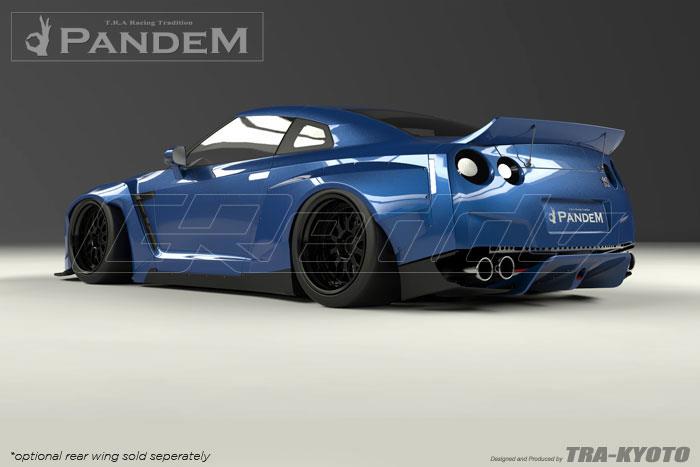 GReddy Nissan GTR R35 Version 2 Padem X Rocket Bunny Rear Under Diffuser-thumbmail-3