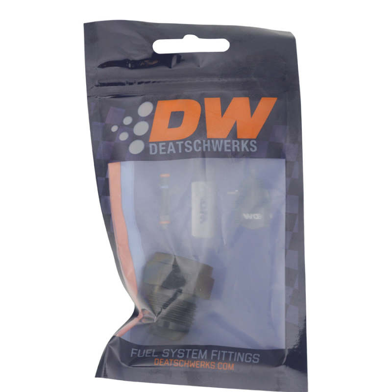 DeatschWerks 8AN Female Flare to 10AN Male Flare Expander - Anodized Matte Black-thumbmail-2