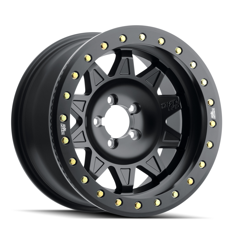 Dirty Life 9302 Roadkill Race 17x9/6x139.7 BP/-14mm Offset/106mm Hub Matte Black Wheel - Beadlock-thumbmail-1