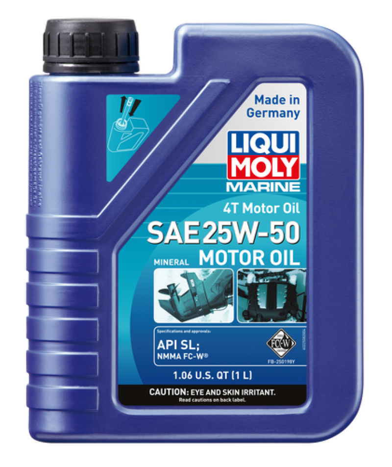 LIQUI MOLY 1L Marine 4T Motor Oil SAE 25W50-thumbmail-2