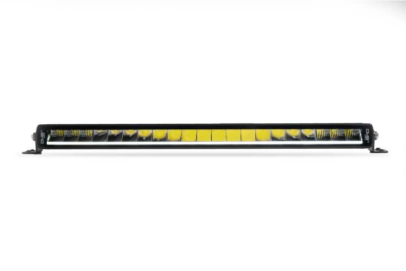 DV8 Offroad 20in Halo Elite Single Row Light Bar with Accent Light - White/Amber-thumbmail-2