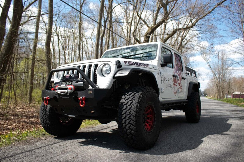 Fishbone Offroad 2018+ Jeep Wrangler JL/JLU/2020+ Gladiator JT  Alum Front Fender Flares  - Black-thumbmail-2