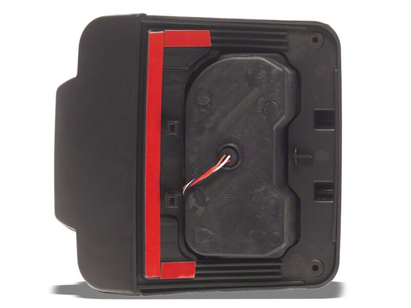 Raxiom 07-18 Jeep Wrangler JK Axial Series JL Style LED Tail Lights- Black Housing- Smoked Lens-thumbmail-2
