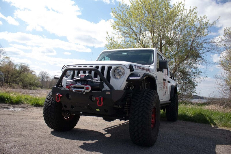 Fishbone Offroad 2018+ Jeep Wrangler JL/JLU/2020+ Gladiator JT  Alum Front Fender Flares  - Black-thumbmail-3