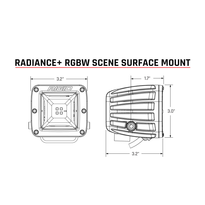 Rigid Industries Radiance+ Scene RGBW Surface Mount - Pair-thumbmail-2