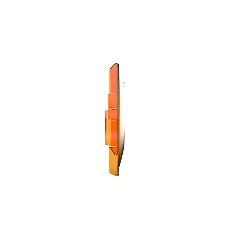 KC HiLiTES SlimLite 8in. LED Light Shield Driving (Shield Only) - Amber-thumbmail-7